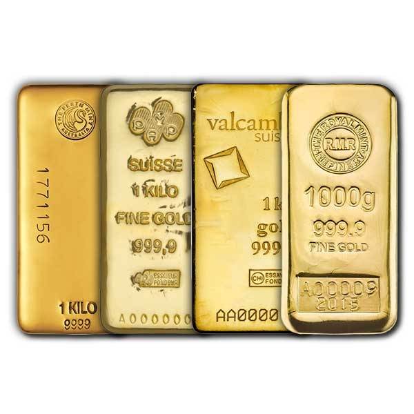 1 Kilo Gold Bar Varied