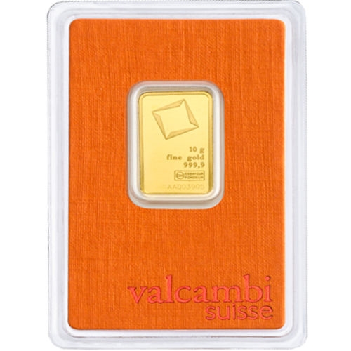 10 gram gold valcambi bar obv