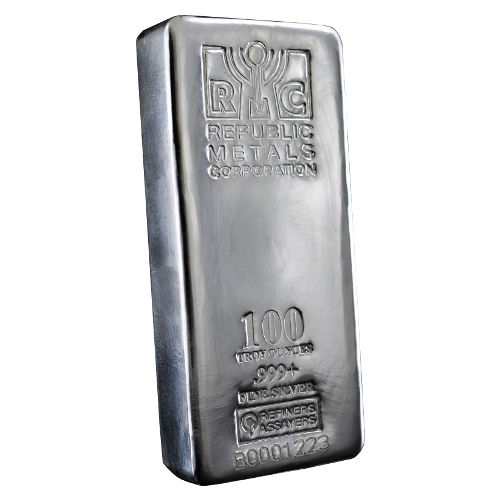 100 oz republican metals corperation rmc obv