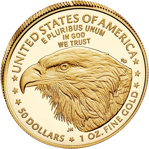 2021 1 oz American Gold Eagle Coin T2 Rev