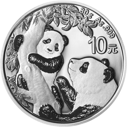 2021 Chinese Silver Panda rev