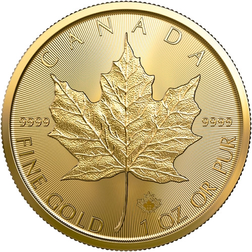 2022 1 oz Canadian Gold Maple rev