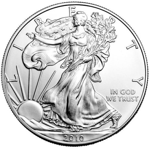 2010 1 oz American Silver Eagle Coin Obv e1654102577190