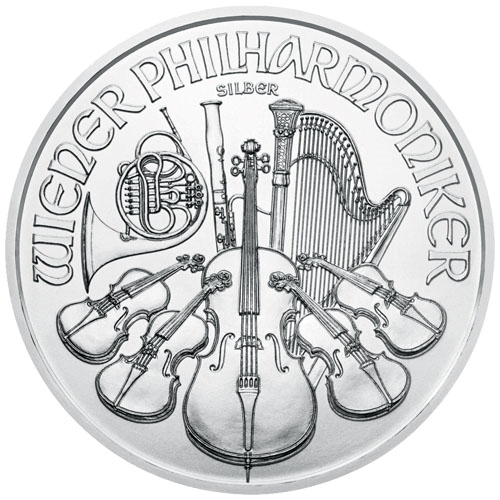 2021 1 oz Austrian Silver Philharmonic rev
