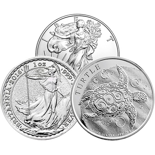 1 oz Silver Coins Varied