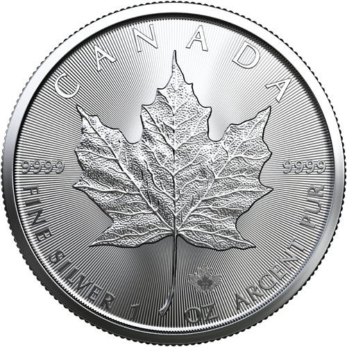 2022 1 oz Canadian Silver Maple Rev