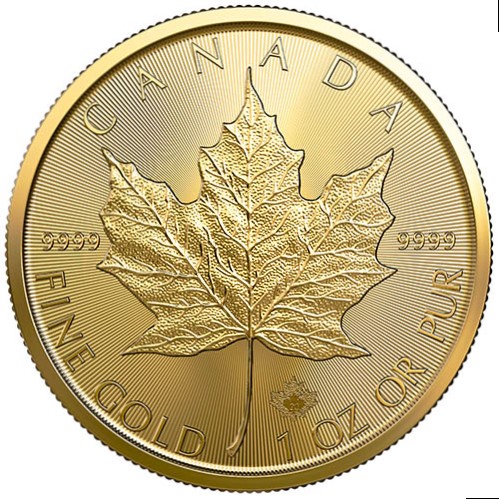 2020 1 oz Canadian Gold Maple rev