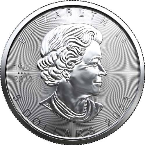 2023 1 oz Canadian Silver Maple obv