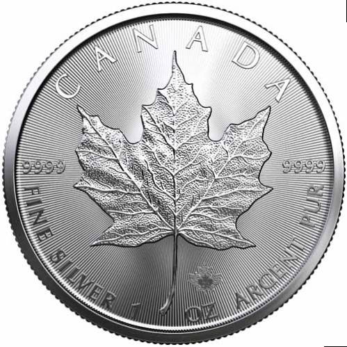 2023 1 oz Canadian Silver Maple rev