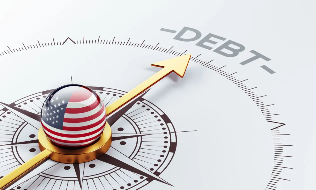 what is the united states debt clock scaled