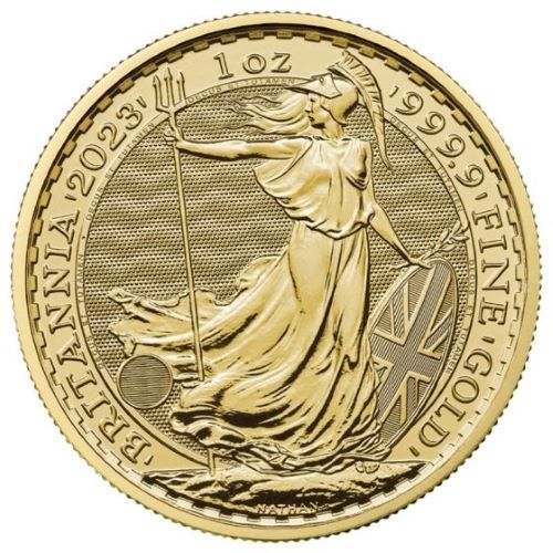 2023 1 oz Gold Britannia Coin BU King Charles III