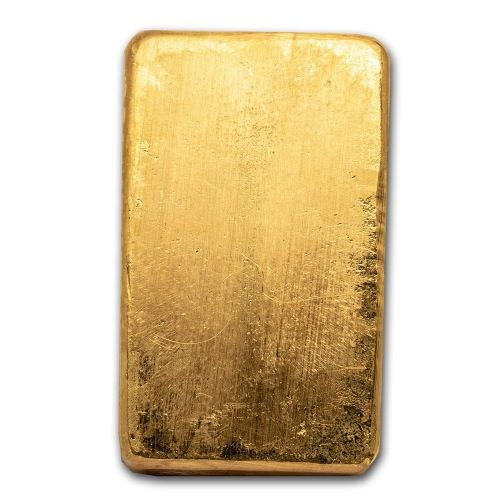 250 Gram Heraeus Gold Bar Cast back