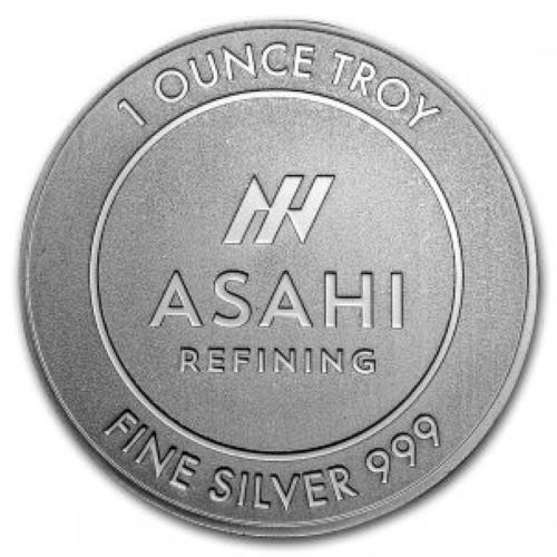 Asahi Refining Silver Round 1 oz