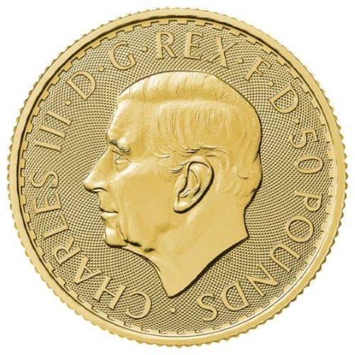 UK Gold Britannia 0.5 oz 2024 back