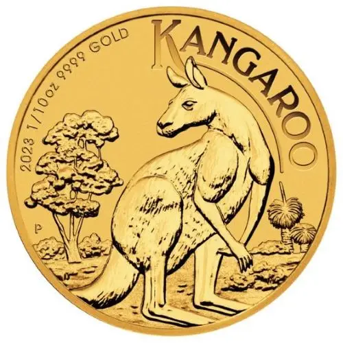 0.10oz 2023 Gold Australian Kangaroo 1