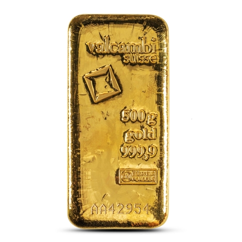 500 gram Valcambi Gold Bar cast