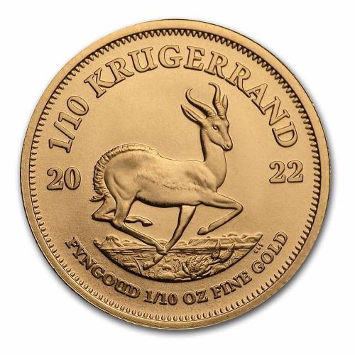 South African Gold Krugerrand 0.10 2022 1