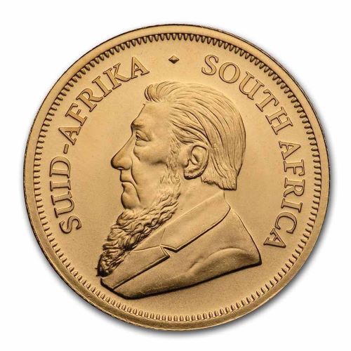 South African Gold Krugerrand 0.10 2022 back 1