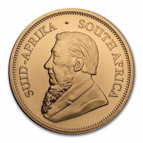 South African Gold Krugerrand 0.50oz 2023 back