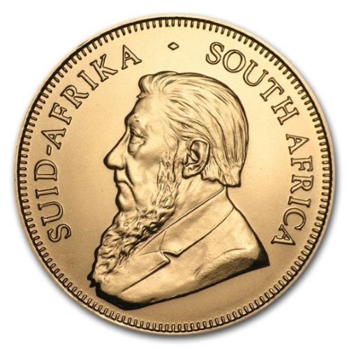 South African Gold Krugerrand 1 oz back