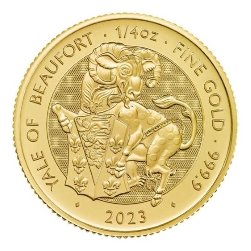 Tudor Beasts Gold Yale 0.25 oz 2023