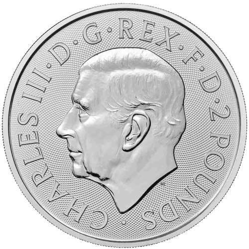 2023 1 oz Royal Mint Merlin Silver Coin back