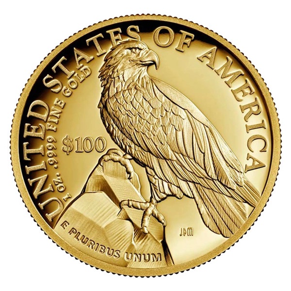 Gold Eagle Proof Coin front