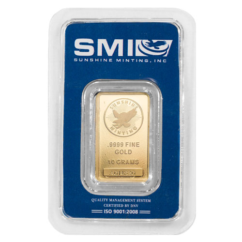 10 Gram Sunshine Mint Gold Bar