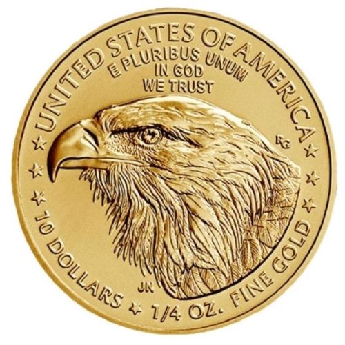 American Gold Eagle 0.25 oz 2023 back