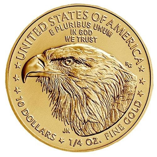American Gold Eagle 0.25 oz 2024 back