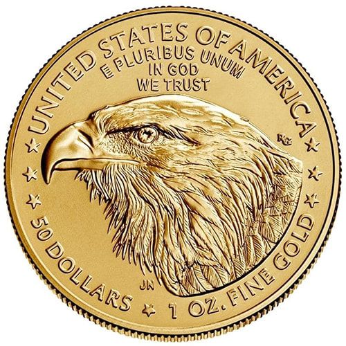 American Gold Eagle 1 oz 2024 back