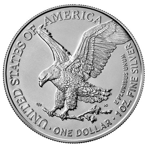American Silver Eagle 1 oz 2024 back
