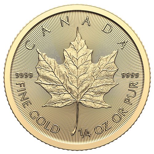Canadian Gold Maple Leaf 0.25 oz 2024
