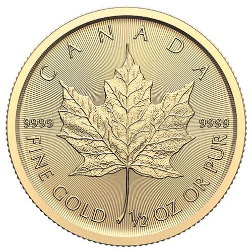 Canadian Gold Maple Leaf 0.50 oz 2024