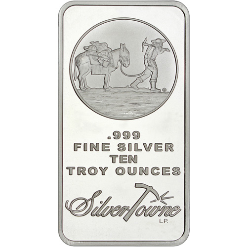 STM Silver 10 oz Prospector Bar