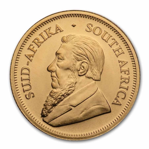 South African Gold Krugerrand 0.10 oz 2024 back