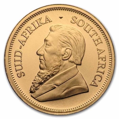 South African Gold Krugerrand 0.25 oz 2024 back