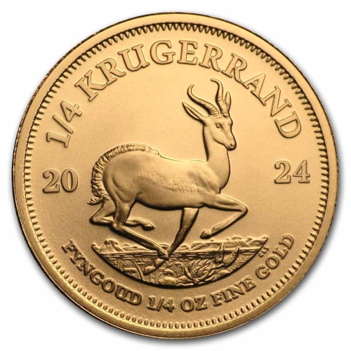 South African Gold Krugerrand 0.25 oz 2024