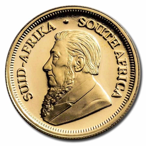 South African Gold Krugerrand 0.50 oz 2024 back