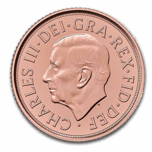 2022 British Sovereign Memorial Coin back