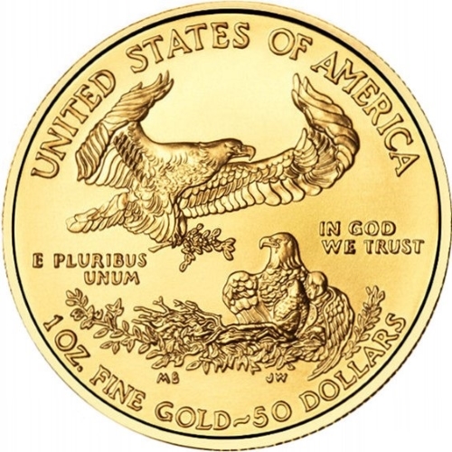 1 oz American Gold Eagle Back