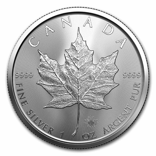 Canadian Silver Maple Leaf 1 oz 2023 front