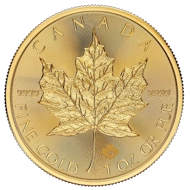 Canadian Gold Maple Leaf bullion coin