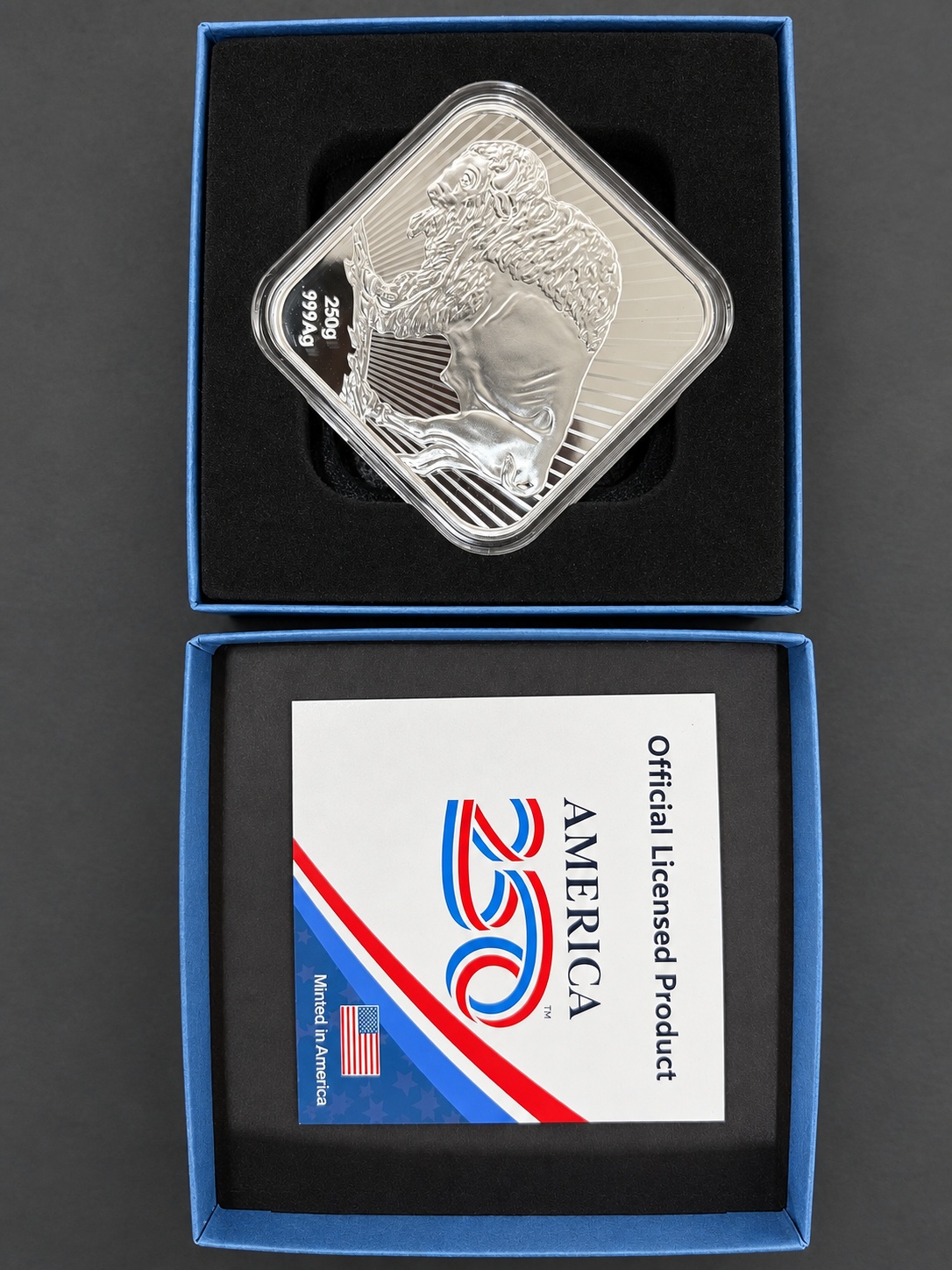 America 250 Presentation-box detail